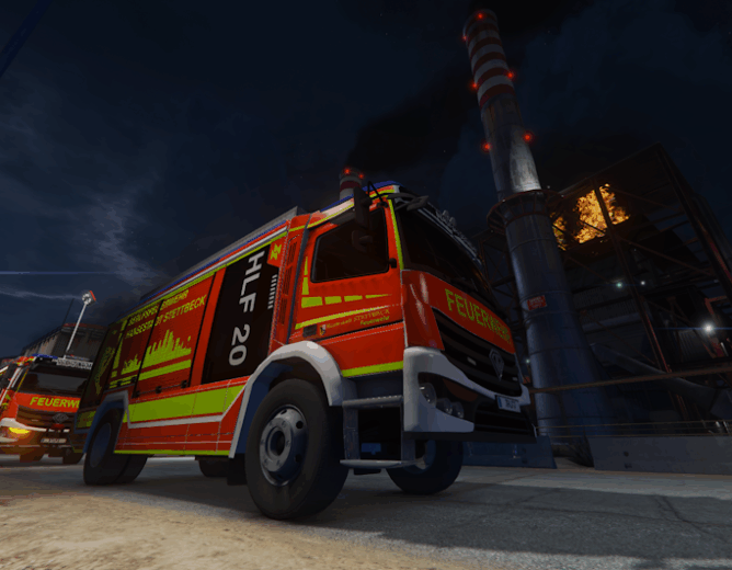 Brand in Industriebetrieb – Gefahrstoffzug im Einsatz